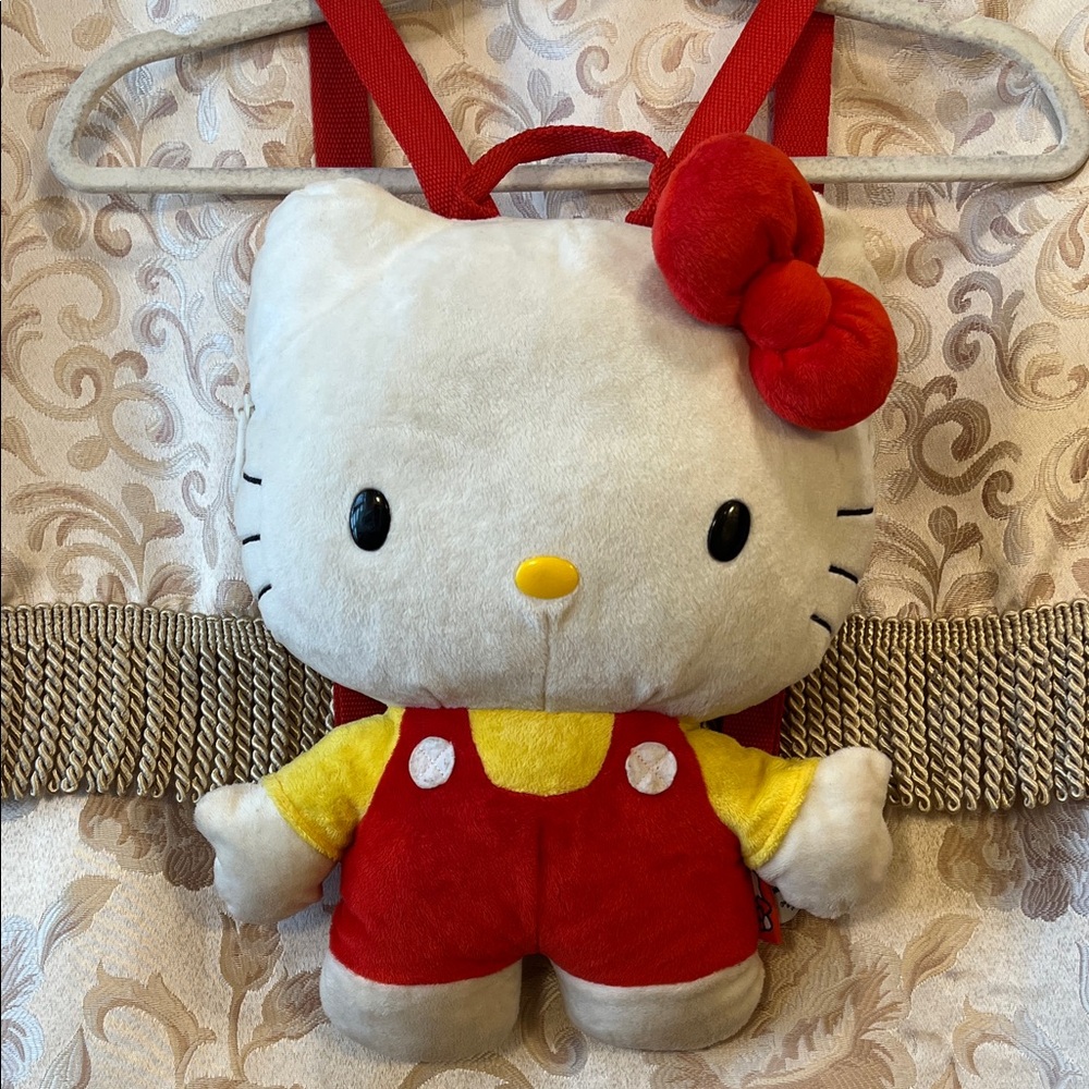Hello Kitty Plush Backpack